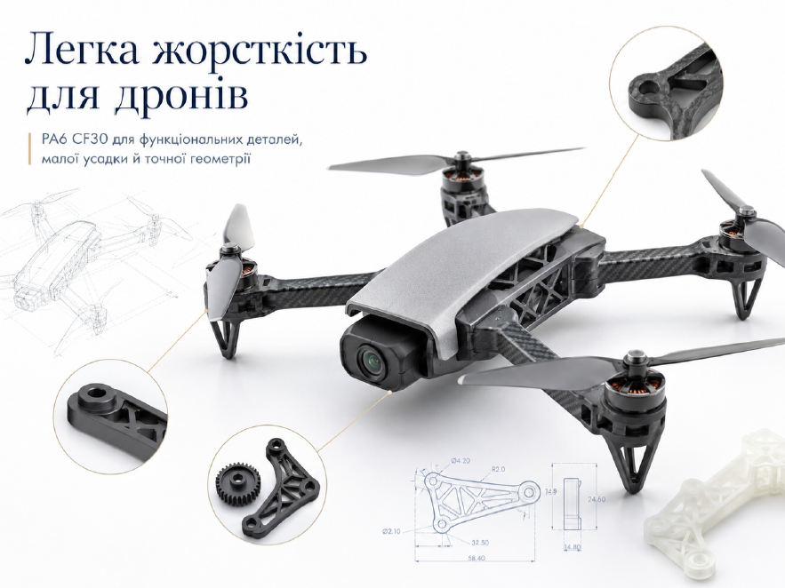 PA6 CF для дронів